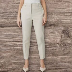 NWT Ann Taylor Factory Signature Straight Ankle Length Off-White Pants Size 14